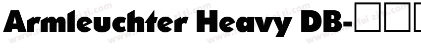 Armleuchter Heavy DB字体转换